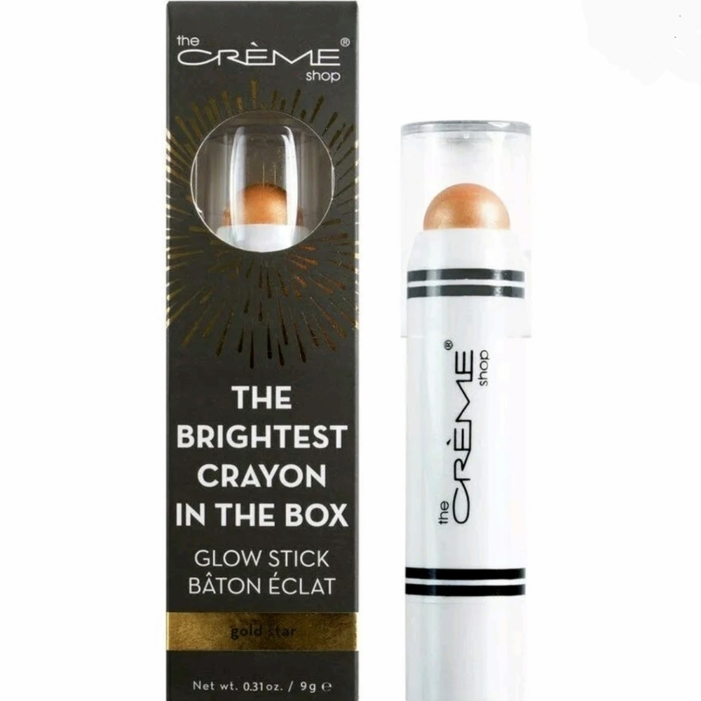 Glow Stick The Creme Shop the Brightest Crayon in the Box Gold Star 0.31oz NEW